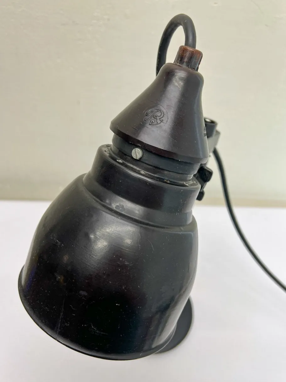 Online Pamono Bauhaus Metal and Bakelite Task Lamp from Rademacher, 1930s
