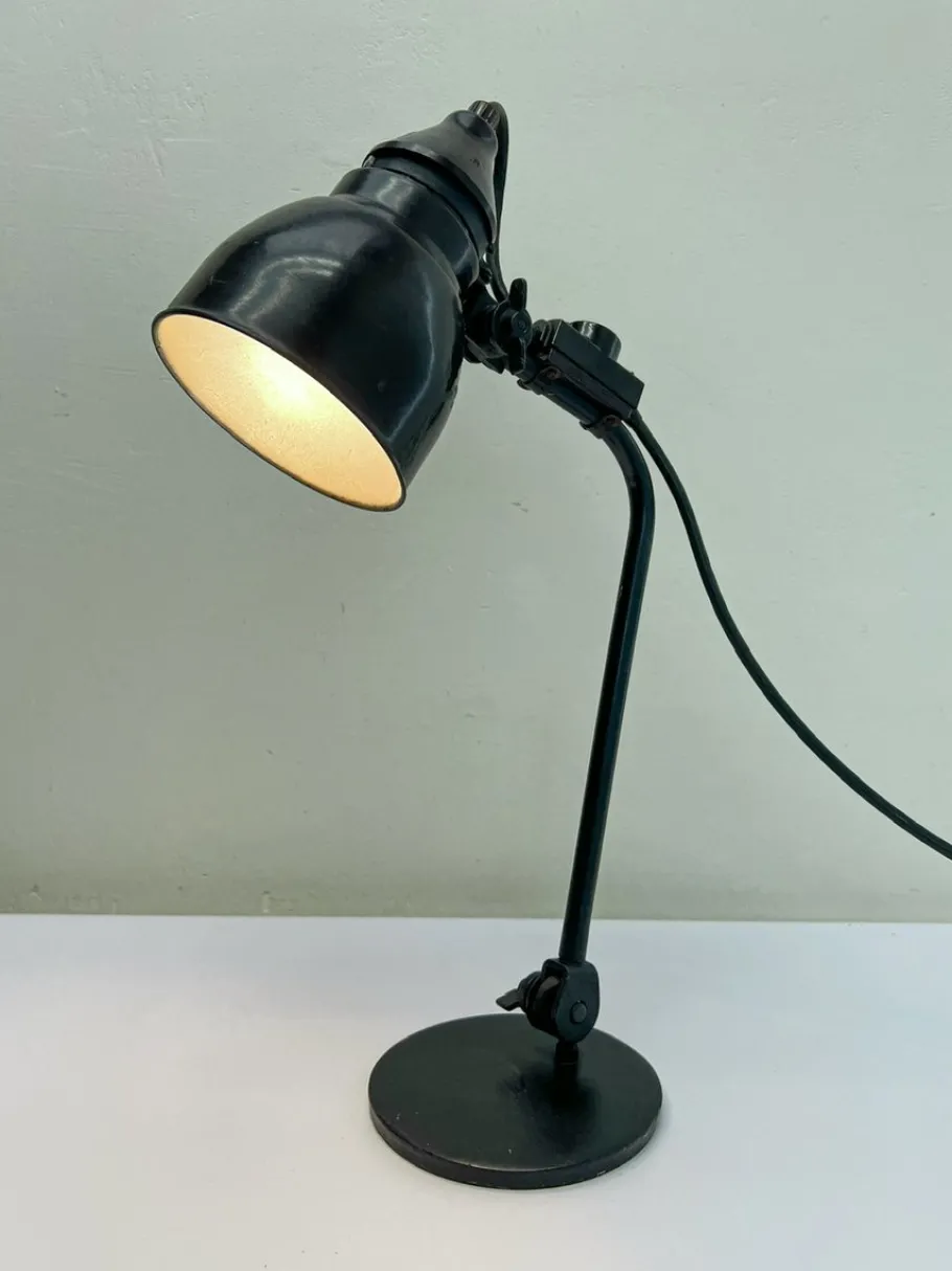Online Pamono Bauhaus Metal and Bakelite Task Lamp from Rademacher, 1930s