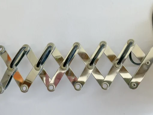 Best Pamono Bauhaus Metal Scissor Wall Lamp, 1970s
