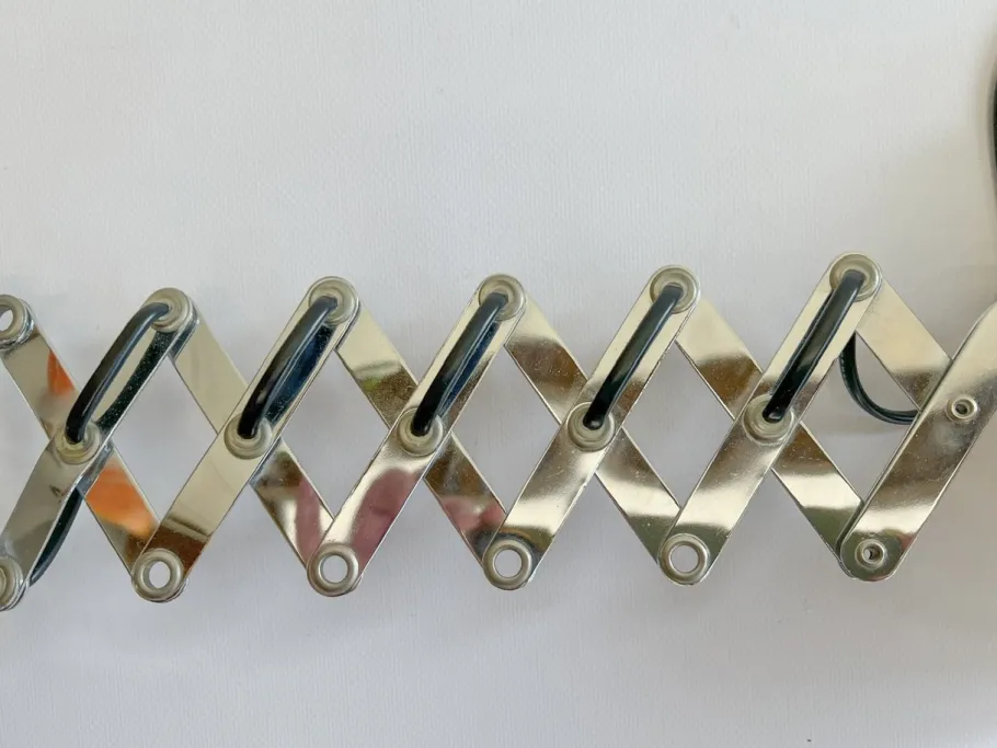 Best Pamono Bauhaus Metal Scissor Wall Lamp, 1970s