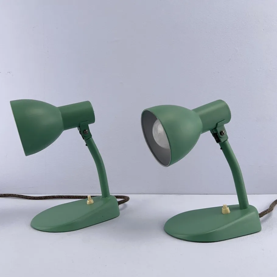 Discount Pamono Bauhaus Model 702E Bedside Lights by Marianne Brandt for Kandem, Germany, 1930s, Set of 2