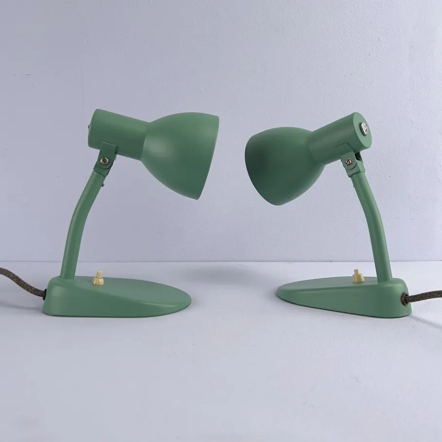 Discount Pamono Bauhaus Model 702E Bedside Lights by Marianne Brandt for Kandem, Germany, 1930s, Set of 2