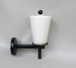 Discount Pamono Bauhaus Outdoor Lamp in Black & White, 1930s