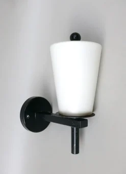Discount Pamono Bauhaus Outdoor Lamp in Black & White, 1930s