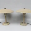 New Pamono Bauhaus Schröder Table Lamps by Max Schumacher for Metallwerk Werner Schröder, 1930s, Set of 2
