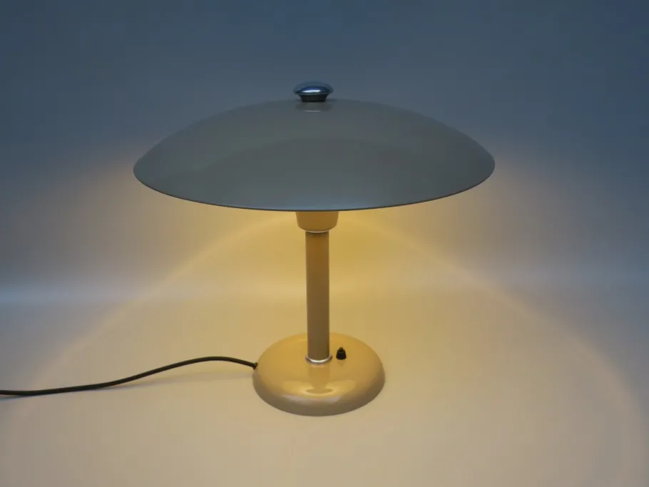 New Pamono Bauhaus Schröder Table Lamps by Max Schumacher for Metallwerk Werner Schröder, 1930s, Set of 2