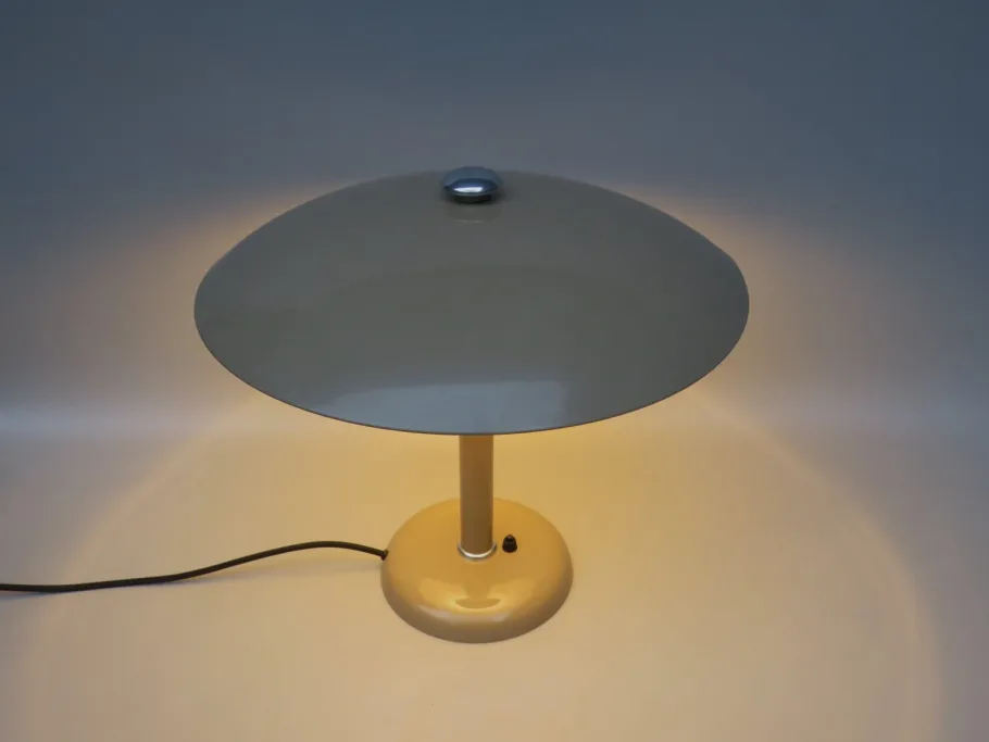 New Pamono Bauhaus Schröder Table Lamps by Max Schumacher for Metallwerk Werner Schröder, 1930s, Set of 2