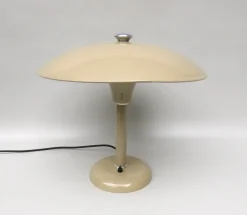 New Pamono Bauhaus Schröder Table Lamps by Max Schumacher for Metallwerk Werner Schröder, 1930s, Set of 2
