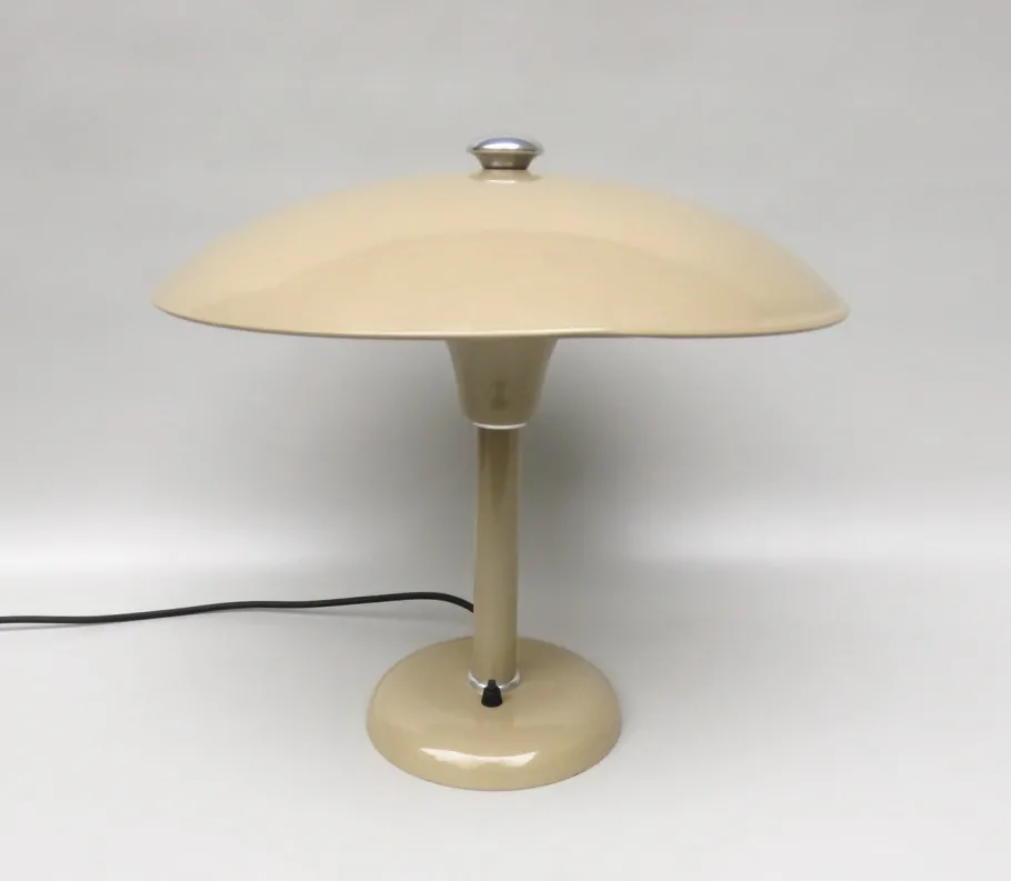 New Pamono Bauhaus Schröder Table Lamps by Max Schumacher for Metallwerk Werner Schröder, 1930s, Set of 2