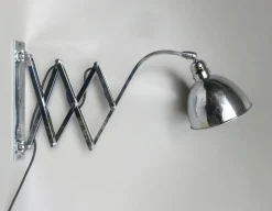 Discount Pamono Bauhaus Scissor lamp in Chrome-Plated Brass, 1930s