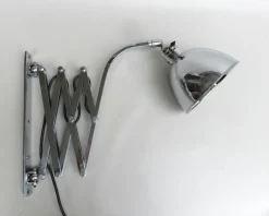 Discount Pamono Bauhaus Scissor lamp in Chrome-Plated Brass, 1930s