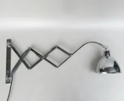 Discount Pamono Bauhaus Scissor lamp in Chrome-Plated Brass, 1930s