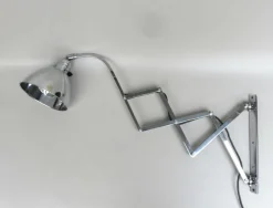 Discount Pamono Bauhaus Scissor lamp in Chrome-Plated Brass, 1930s