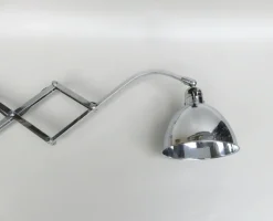 Discount Pamono Bauhaus Scissor lamp in Chrome-Plated Brass, 1930s