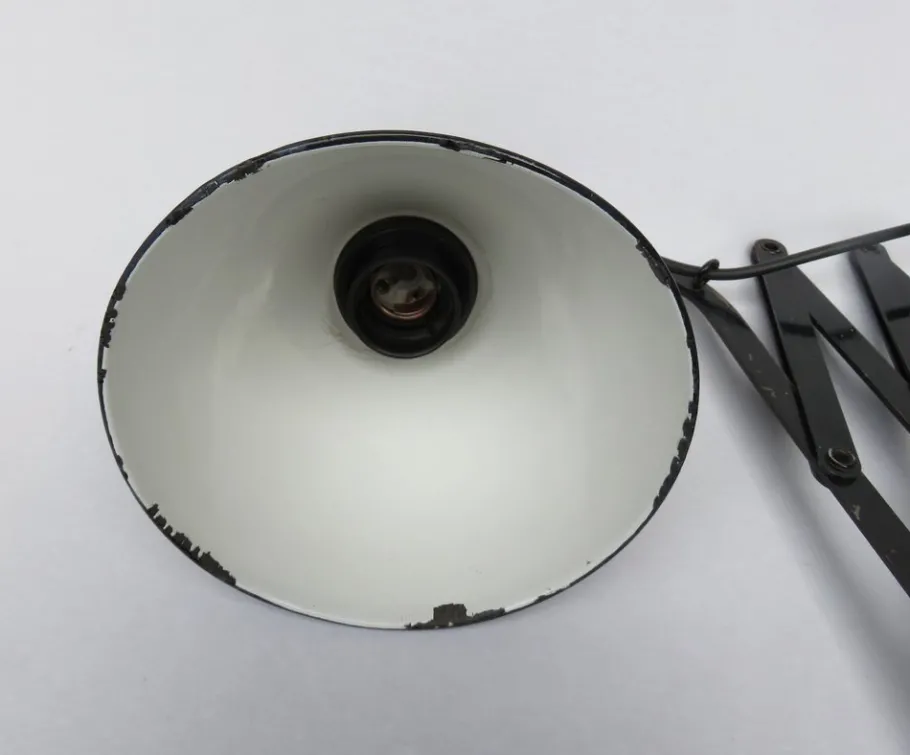 New Pamono Bauhaus Scissor Lamps by Wilhelm Bäder, Set of 2