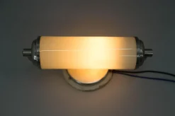 Online Pamono Bauhaus Style Nickel-Plated Wall Lamp, 1930s