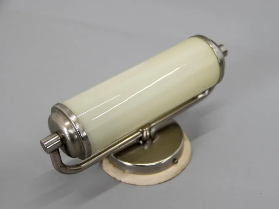 Online Pamono Bauhaus Style Nickel-Plated Wall Lamp, 1930s