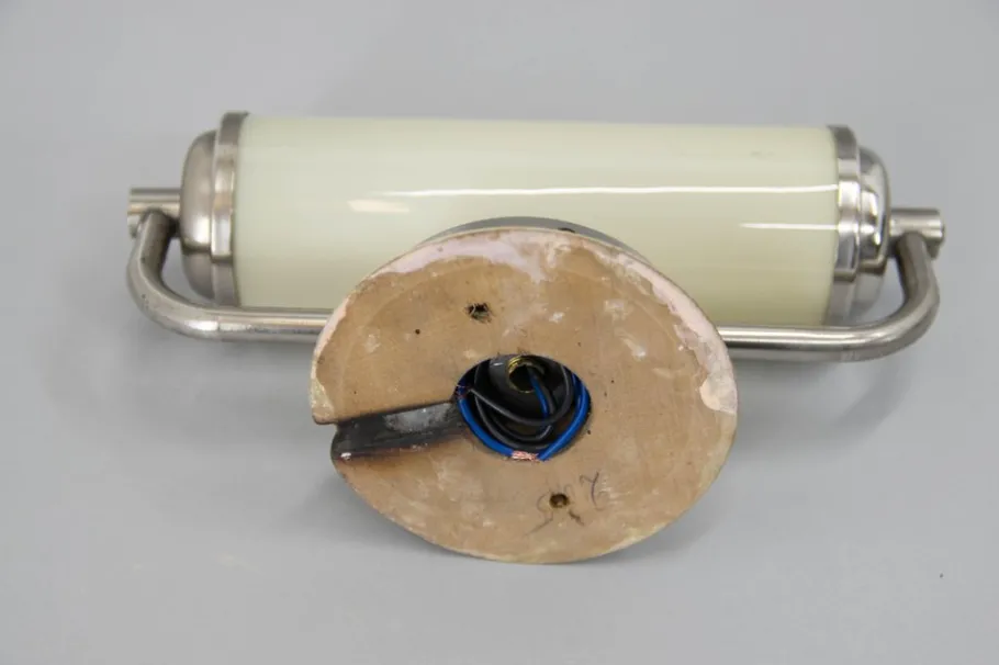 Online Pamono Bauhaus Style Nickel-Plated Wall Lamp, 1930s