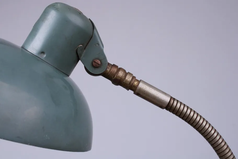 New Pamono Bauhaus Table Lamp with Adjustable Goose Neck from Sis, 1930s