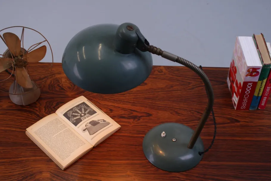 New Pamono Bauhaus Table Lamp with Adjustable Goose Neck from Sis, 1930s