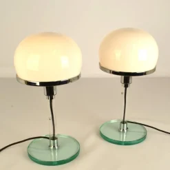 Discount Pamono Bauhaus Table Lamps by Wilhelm Wagenfeld, 1980s, Set of 2