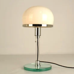 Discount Pamono Bauhaus Table Lamps by Wilhelm Wagenfeld, 1980s, Set of 2