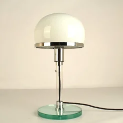 Discount Pamono Bauhaus Table Lamps by Wilhelm Wagenfeld, 1980s, Set of 2