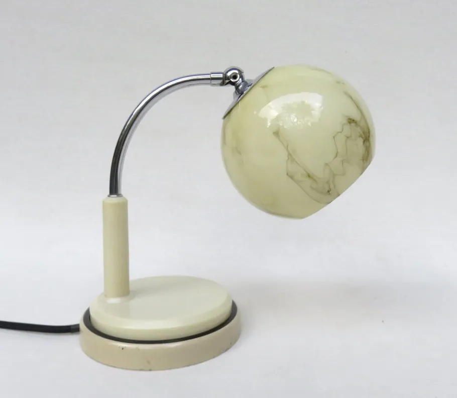 Discount Pamono Bauhaus Table Lights by Marianne Brandt for Ruppel Werke, 1920s, Set of 2