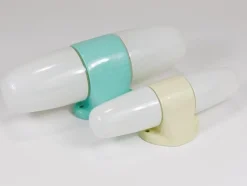 Hot Pamono Bauhaus Turquoise Sconce Double Wall Light by Linder attributed to Wilhelm Wagenfeld, Germany, 1950s