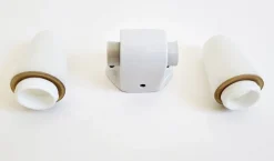 Discount Pamono Bauhaus Wall Light by Wilhelm Wagenfeld for Lindner, 1950s