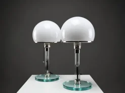 Clearance Pamono Bauhaus WG24 Table Lamp by Prof. Wilhelm Wagenfeld, 1980