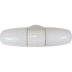 Sale Pamono Bauhaus White Sconce Double Wall Light attributed to Linder for Wilhelm Wagenfeld, Germany, 1950s