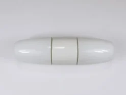 Sale Pamono Bauhaus White Sconce Double Wall Light attributed to Linder for Wilhelm Wagenfeld, Germany, 1950s