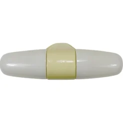 Discount Pamono Bauhaus Yellow Sconce Double Wall Light by Linder attributed to Wilhelm Wagenfeld, Germany, 1950s