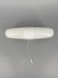 Sale Pamono Bauhaus 6068Z Wall Lamp with Pull Switch by Wilhelm Wagenfeld for Lindner Keramik, Germany, 1950s