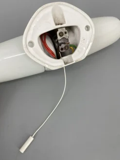 Sale Pamono Bauhaus 6068Z Wall Lamp with Pull Switch by Wilhelm Wagenfeld for Lindner Keramik, Germany, 1950s