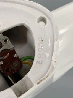 Sale Pamono Bauhaus 6068Z Wall Lamp with Pull Switch by Wilhelm Wagenfeld for Lindner Keramik, Germany, 1950s