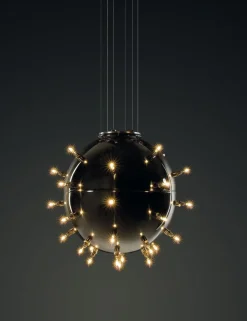 Clearance Pamono Be Mine 33 Pendant Lamp in Polished Stainless Steel by Barberini & Gunnell