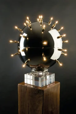 New Pamono Be Mine 33 Table Lamp in Mirror Polished Stainless Steel by Barberini & Gunnell