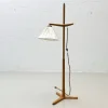 Hot Pamono Beech Floor Lamp attributed to Temde Leuchten, 1960s