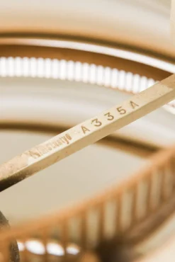 New Pamono Beehive Lamp in Brass and White Lacquered Metal by Alvar Aalto, 1953