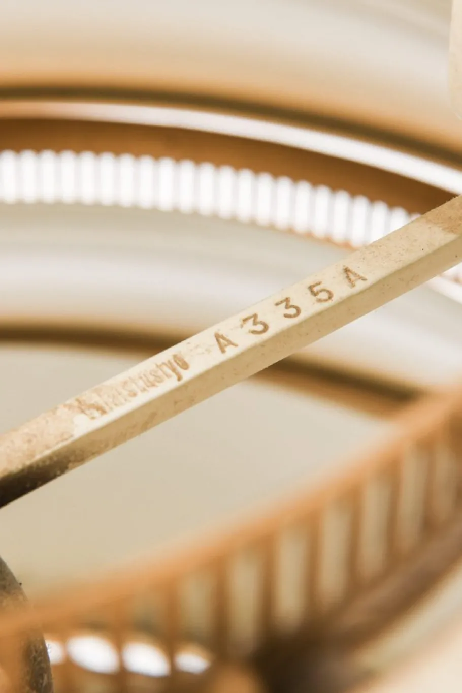 New Pamono Beehive Lamp in Brass and White Lacquered Metal by Alvar Aalto, 1953