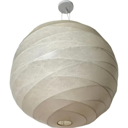 Best Pamono Beige Cocoon Pendant attributed to Lissoni for Flos, Italy, 2000s