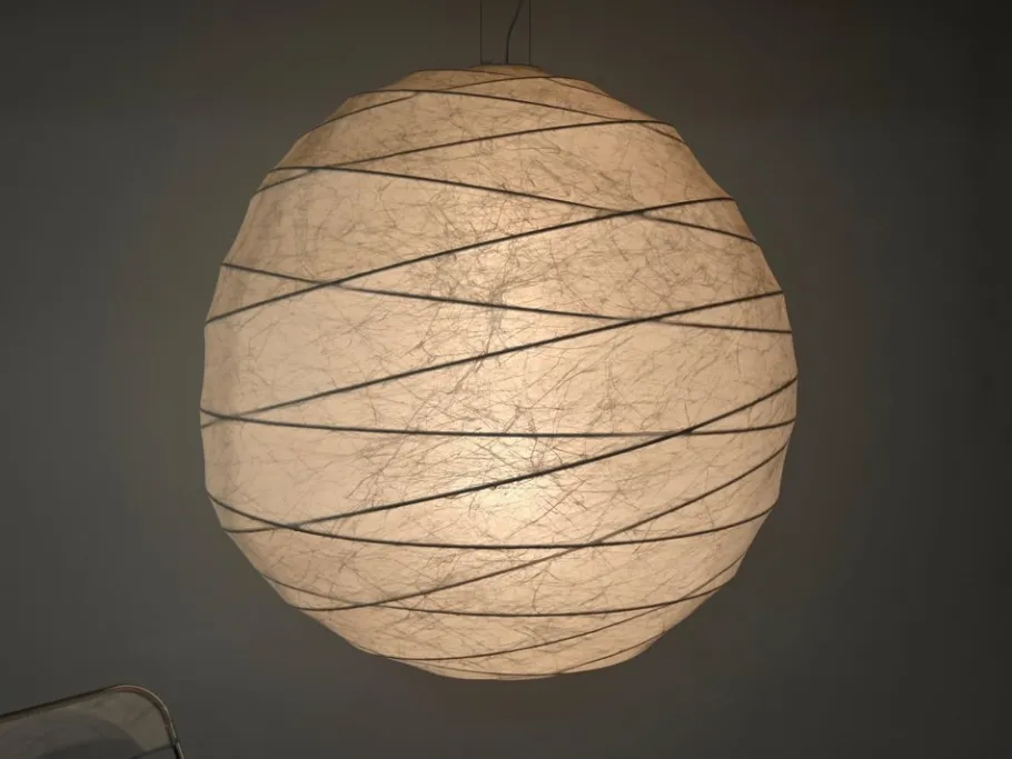 Best Pamono Beige Cocoon Pendant attributed to Lissoni for Flos, Italy, 2000s