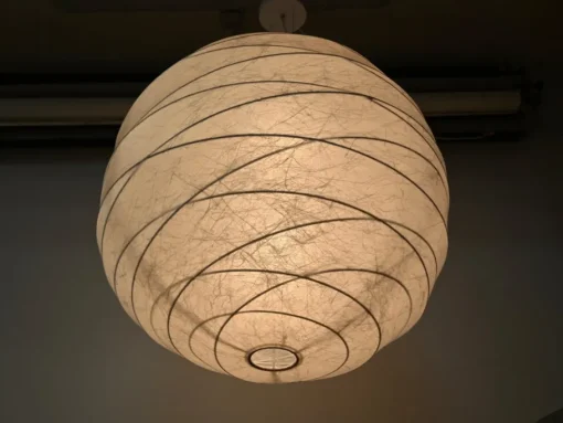 Best Pamono Beige Cocoon Pendant attributed to Lissoni for Flos, Italy, 2000s