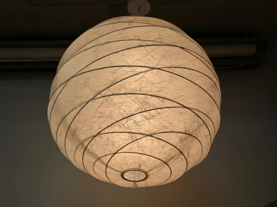 Best Pamono Beige Cocoon Pendant attributed to Lissoni for Flos, Italy, 2000s