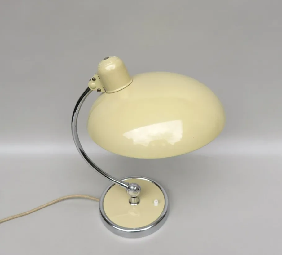 New Pamono Beige Desk Light by Christian Dell for Kaiser Idell, 1930s