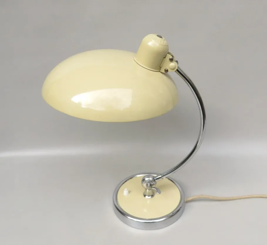 New Pamono Beige Desk Light by Christian Dell for Kaiser Idell, 1930s
