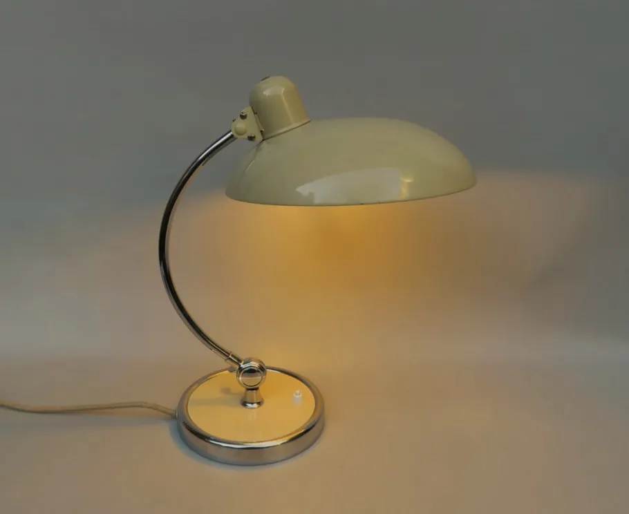 New Pamono Beige Desk Light by Christian Dell for Kaiser Idell, 1930s
