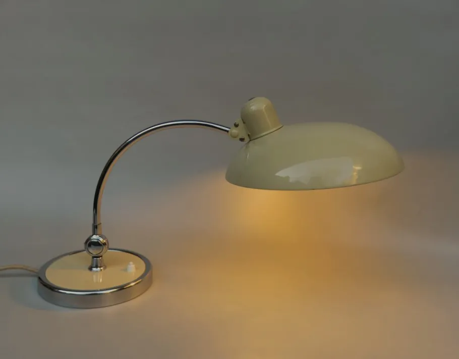 New Pamono Beige Desk Light by Christian Dell for Kaiser Idell, 1930s